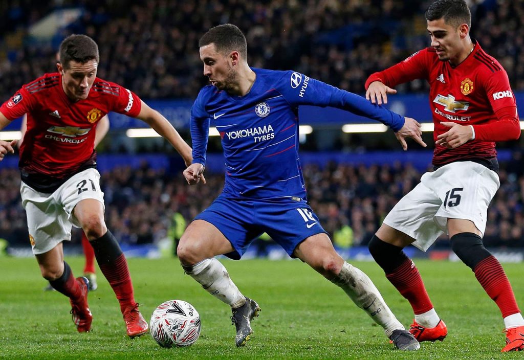 Eden Hazard Vs Manchester United