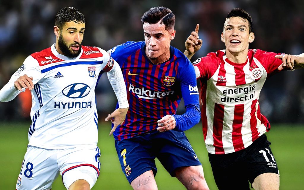 Coutinho Fekir Lozano