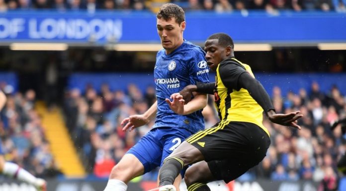 Andreas Christensen Watford Tackle Home Win New Kit