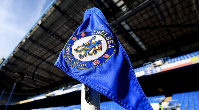 Chelsea Flag At Stamford Bridge