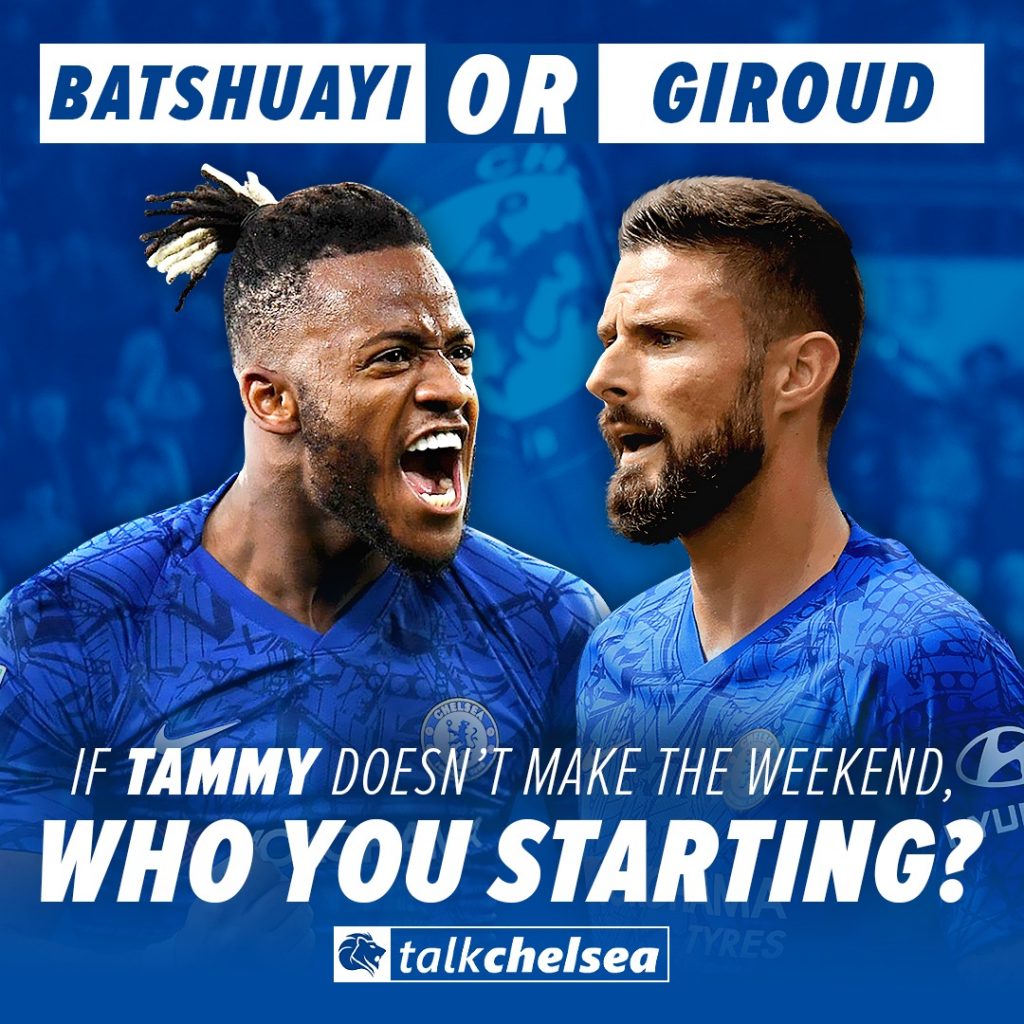 Giroud or Batshuayi