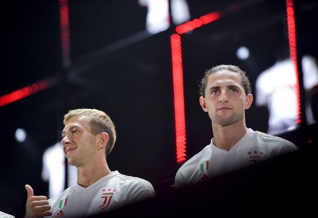 Juventus Players Federico Bernardeschi And Adrien Rabiot During 1460880