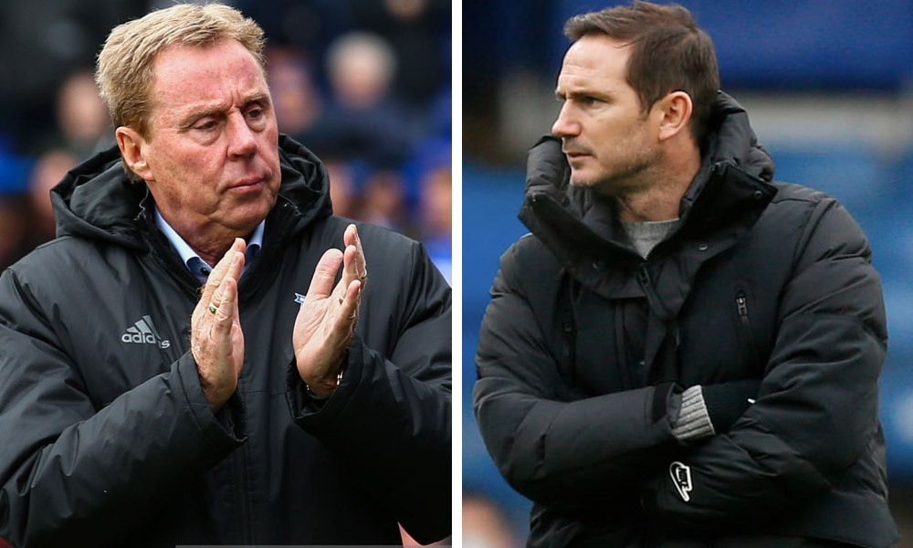Frank Lampard and Harry Redknapp