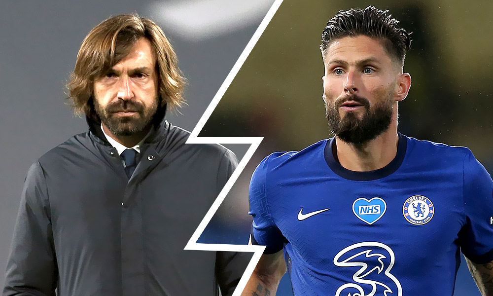Andrea Pirlo Olivier Giroud