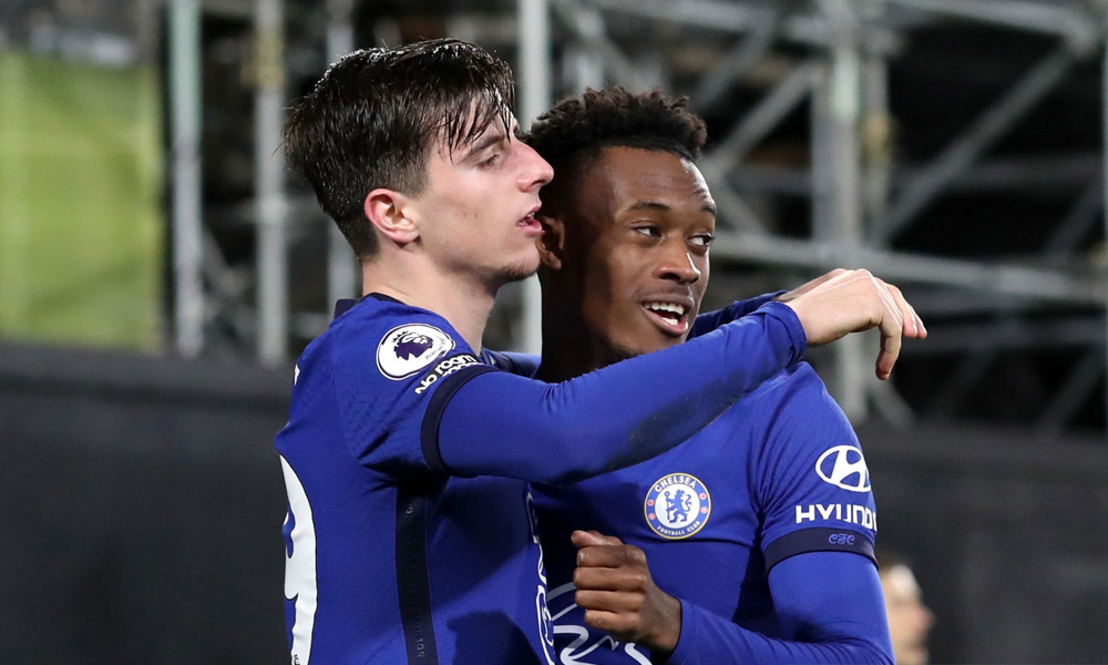Callum Hudson Odoi Mason Mount goal fulham