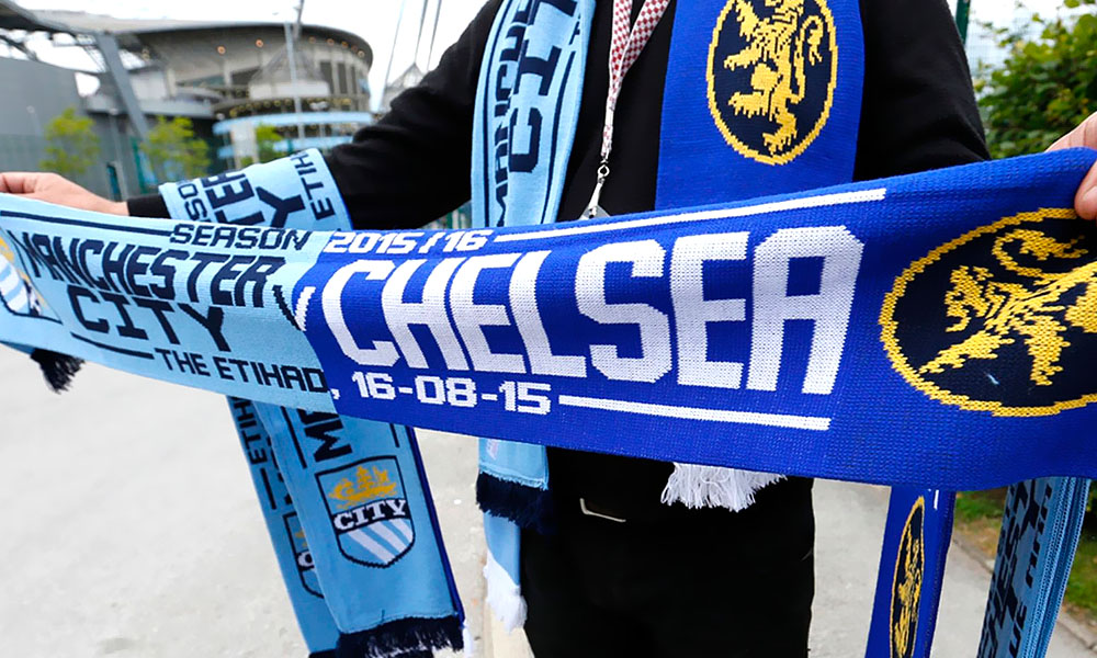 Chelsea V Man City Scarf