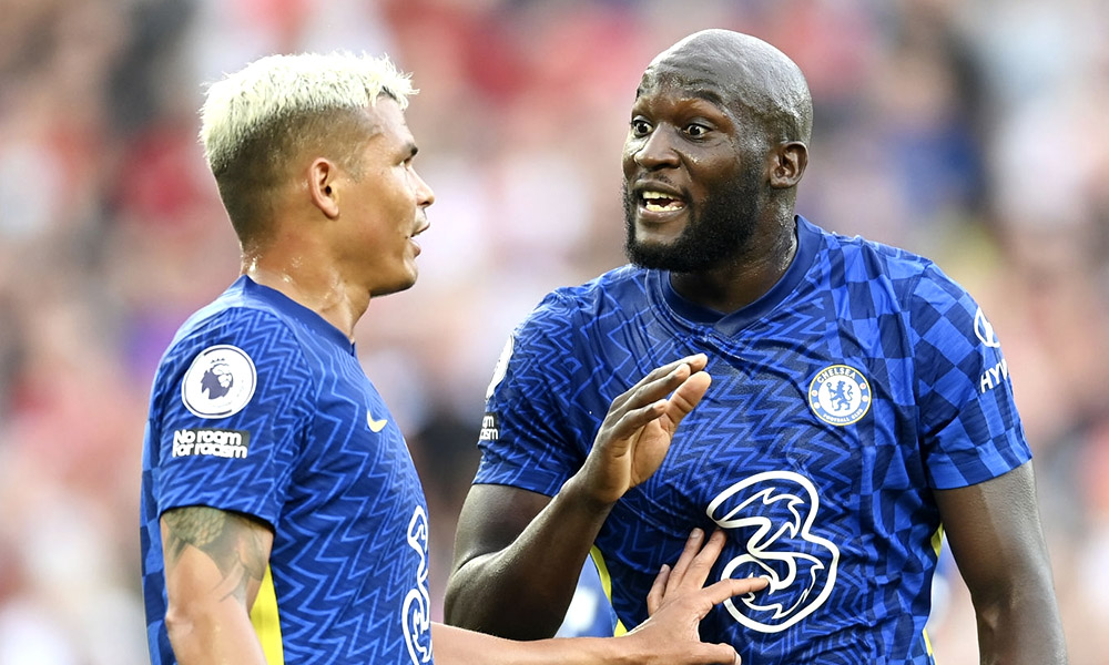 Romelu Lukaku Thiago Silva