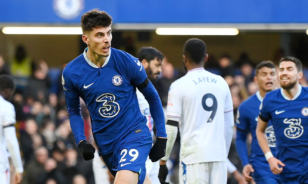 Kai Havertz Goal V Crystal Palace Premier League Stamford Bridge