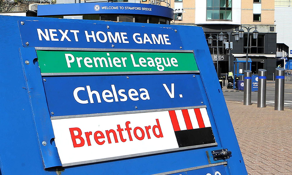 Chelsea V Brentford Stamford Bridge