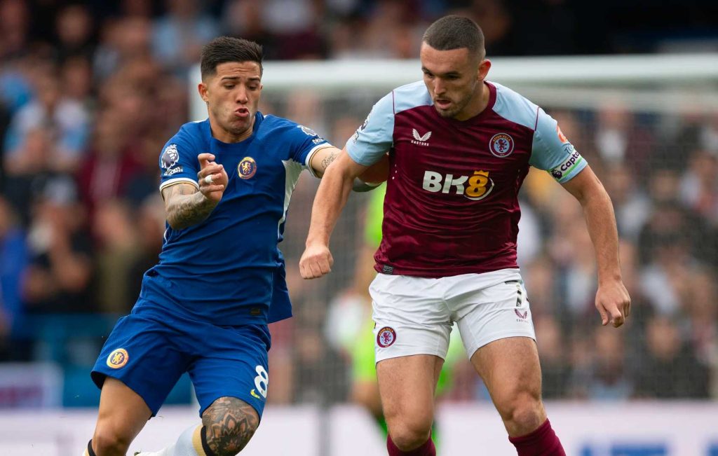 Enzo Fernandez Against Aston Villa