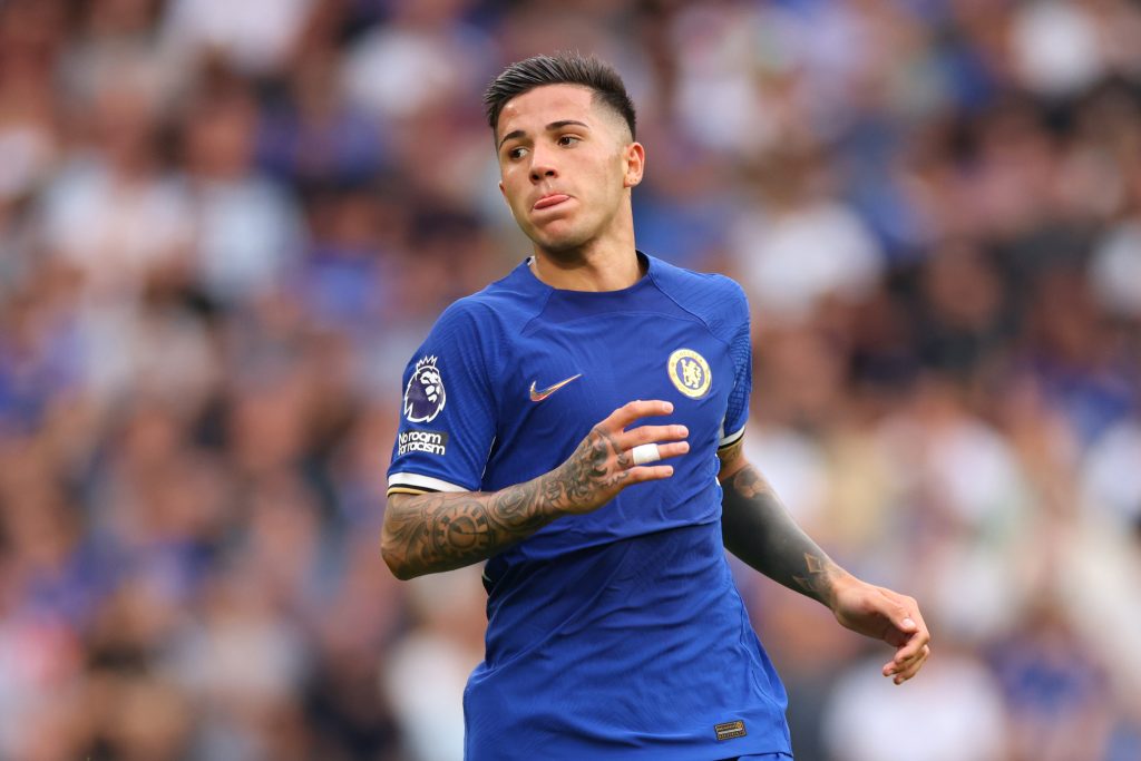 Enzo Fernandez Chelsea V Liverpool Premier League