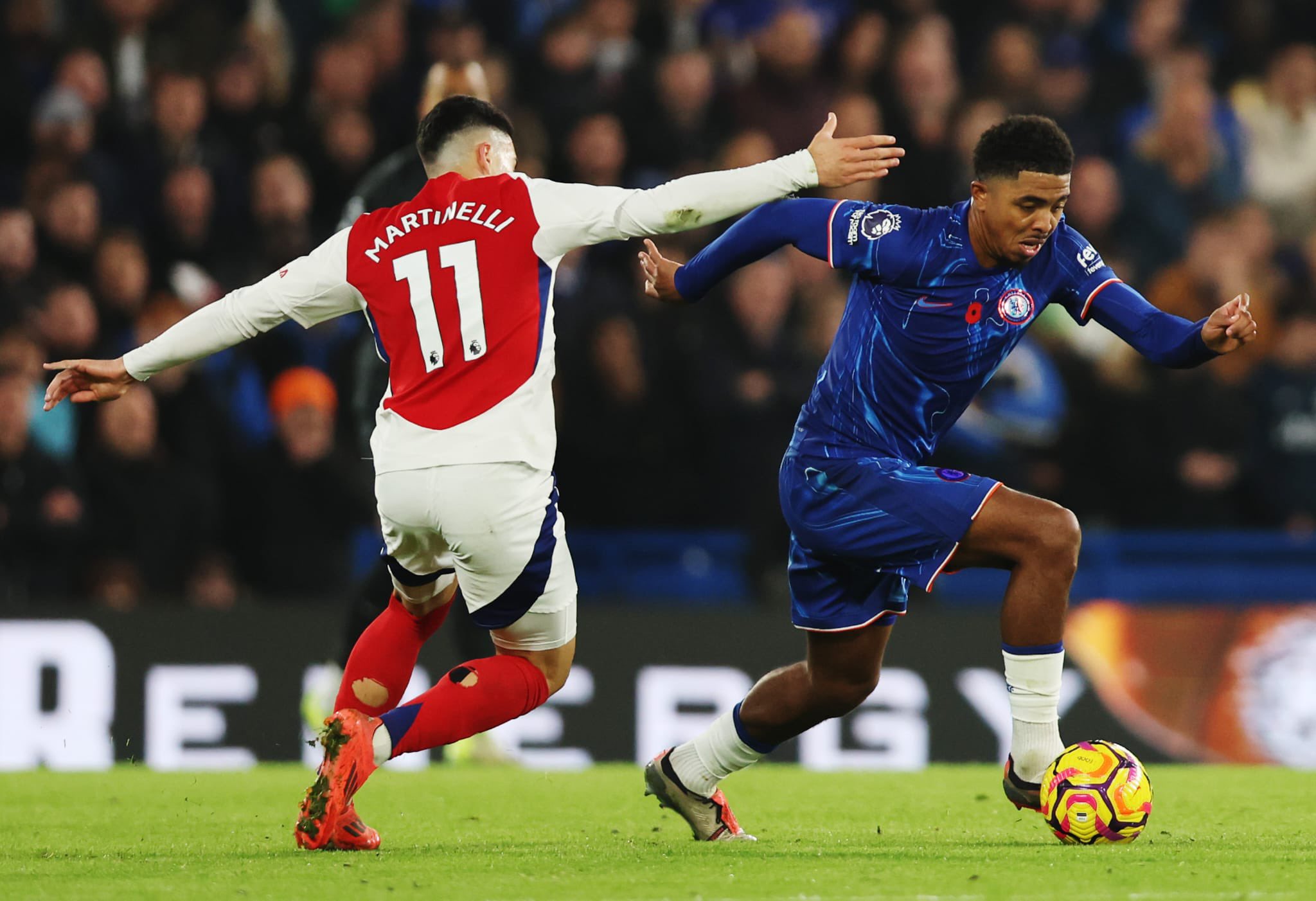 Wesley Fofana v arsenal