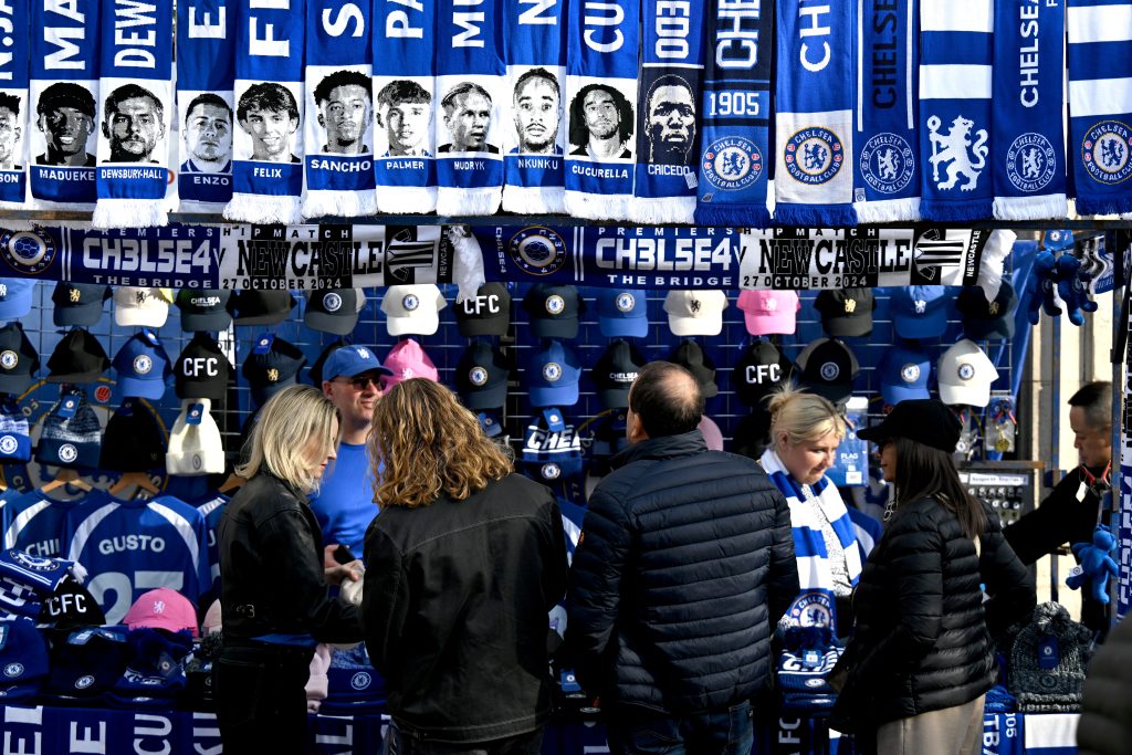 chelsea stalls down fulham road stamford bridge