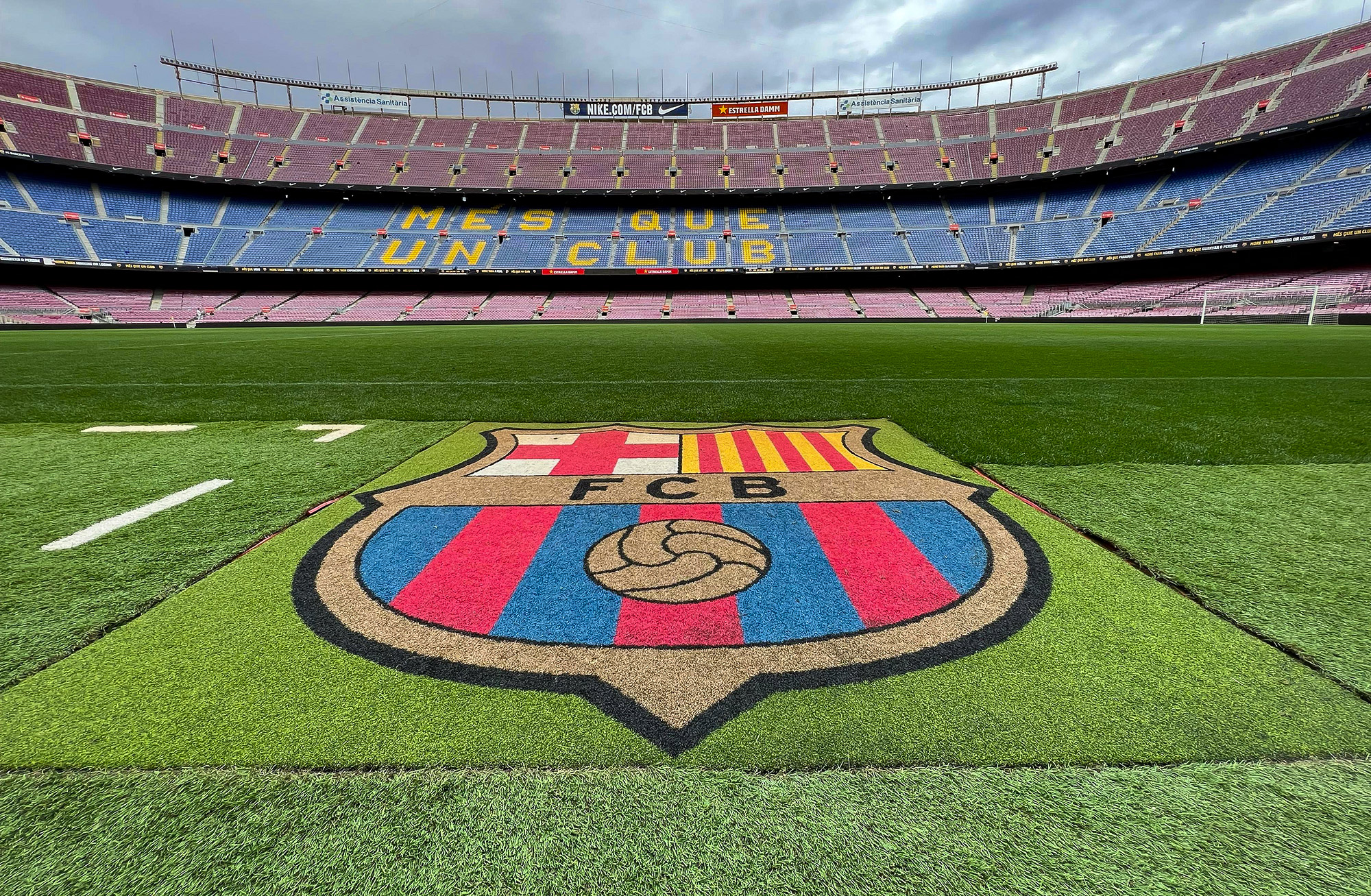Camp Nou Barcelona Logo Spain