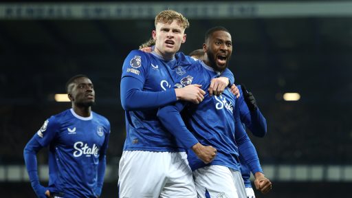 Jarrad Branthwaite Everton FC v Liverpool FC Premier League