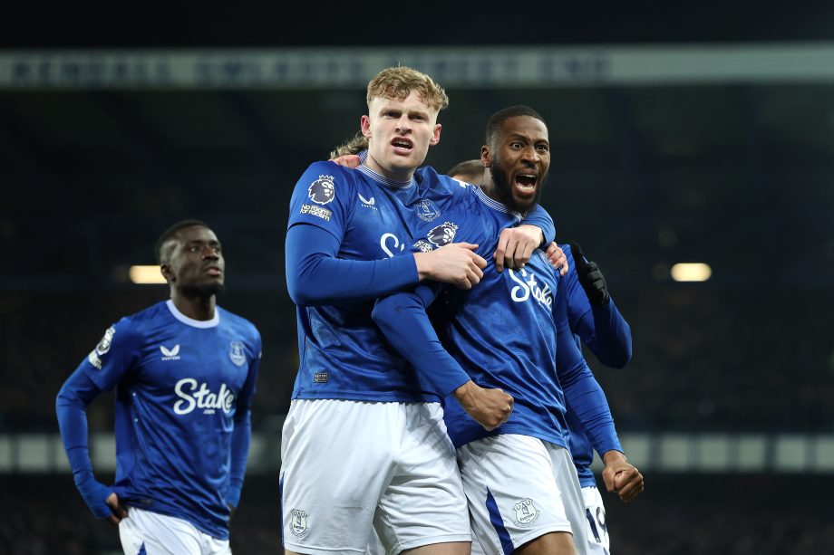 Jarrad Branthwaite Everton FC v Liverpool FC Premier League