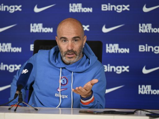 Enzo Maresca Chelsea Training Session And Press Conference