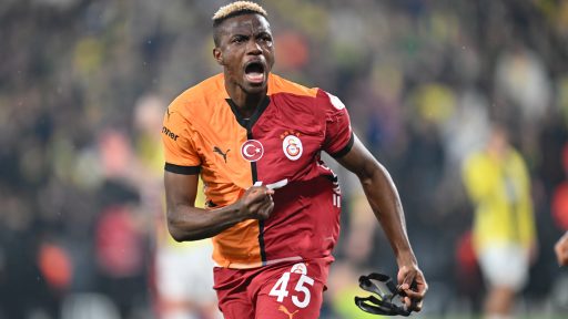Victor Osimhen Fenerbahce v Galatasaray Turkish Cup
