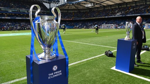 Champions League Trophy Stamford Bridge