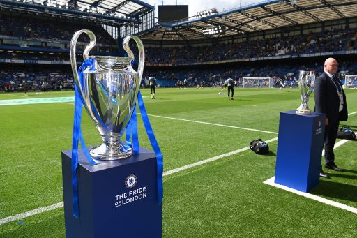 Champions League Trophy Stamford Bridge