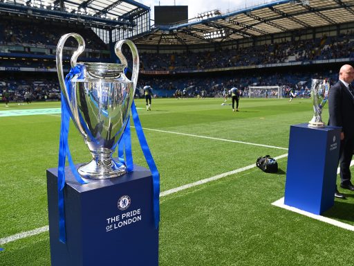 Champions League Trophy Stamford Bridge