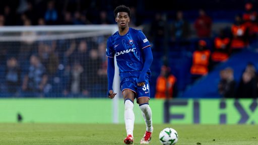 Josh Acheampong Chelsea FC v Djurgarden UEFA Conference League / Semi Final Second Leg