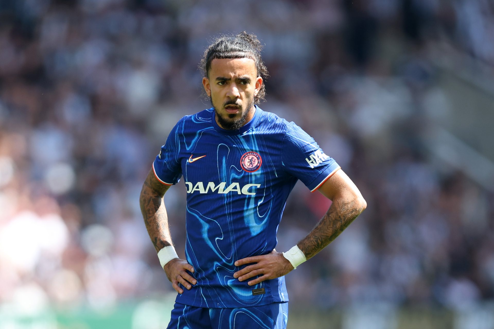 Malo Gusto Newcastle United v Chelsea Premier League