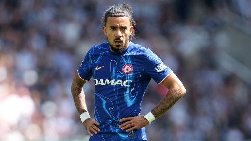 Malo Gusto Newcastle United v Chelsea Premier League
