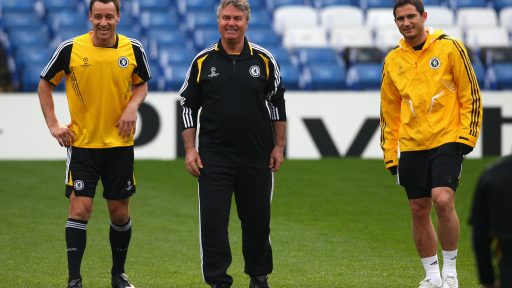 Guus Hiddink Chelsea Training Lampard Terry