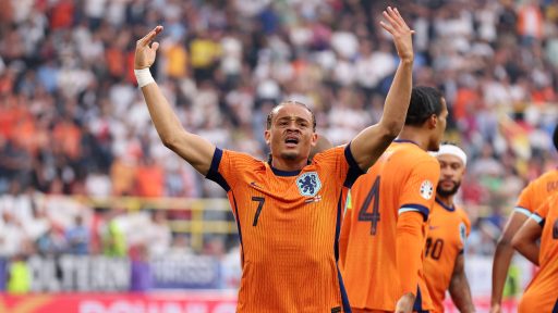 Xavi Simons Netherlands v England: Semi Final UEFA EURO