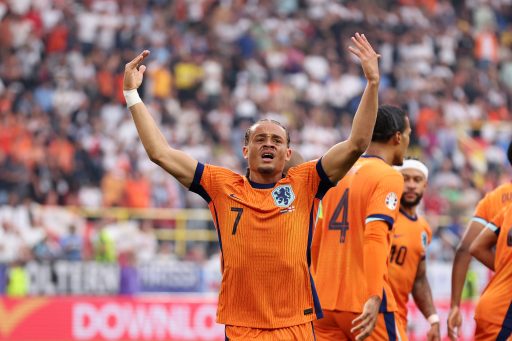 Xavi Simons Netherlands v England: Semi Final UEFA EURO