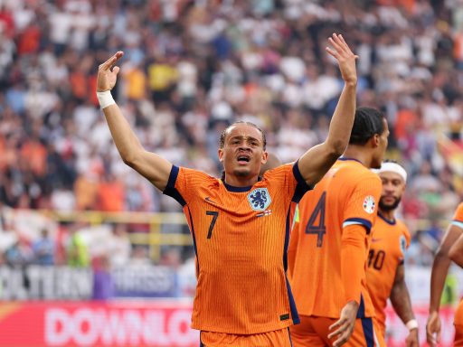 Xavi Simons Netherlands v England: Semi Final UEFA EURO