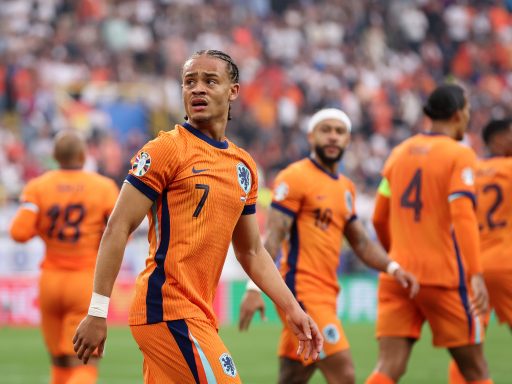 Xavi Simons Netherlands v England: Semi Final UEFA EURO