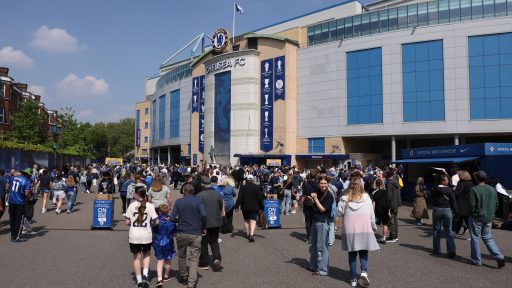 Stamford Bridge Stadium Chelsea FC Women v FC Barcelona UEFA Women's Champions League Semi Final Second Leg