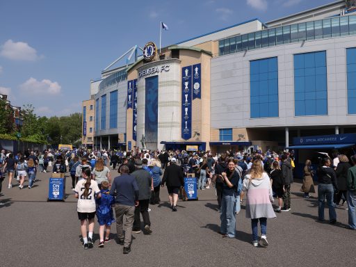 Stamford Bridge Stadium Chelsea FC Women v FC Barcelona UEFA Women's Champions League Semi Final Second Leg