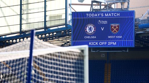 Chelsea v West Ham United Premier League Stamford Bridge