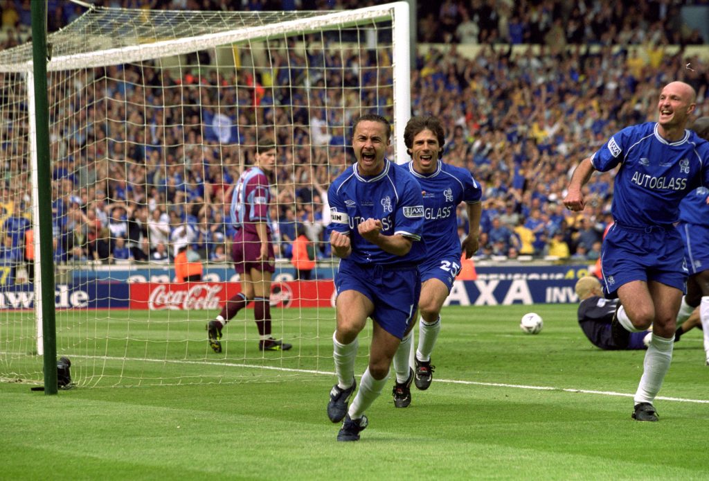 Dennis Wise Scores FA Cup Final 2000 against Aston Villa
