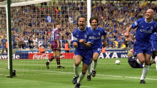 Dennis Wise Scores FA Cup Final 2000 against Aston Villa