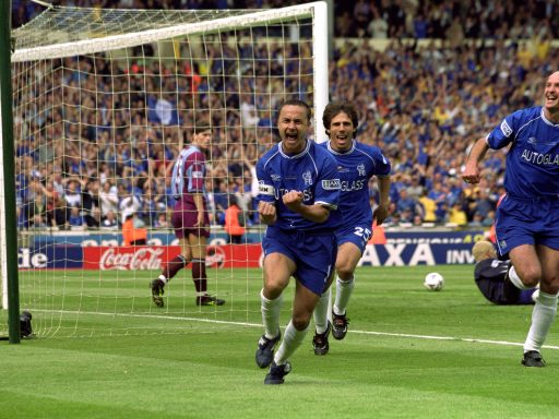 Dennis Wise Scores FA Cup Final 2000 against Aston Villa
