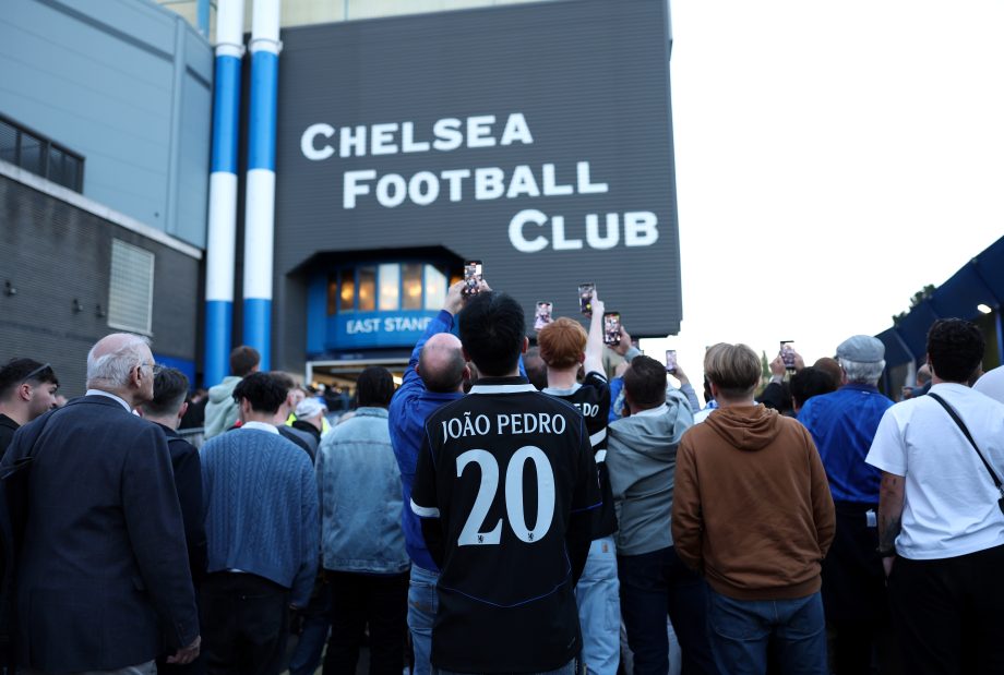 Chelsea Fans Stamford Bridge Stadium chelsea fc v sl benfica uefa champions league league phase