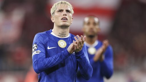 Alejandro Garnacho Bayern München v Chelsea FC UEFA Champions League