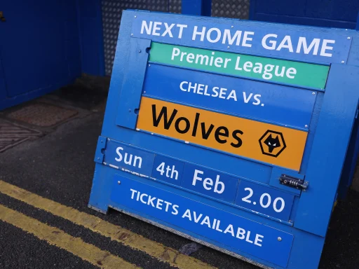 chelsea wolves premier league match sign stamford bridge