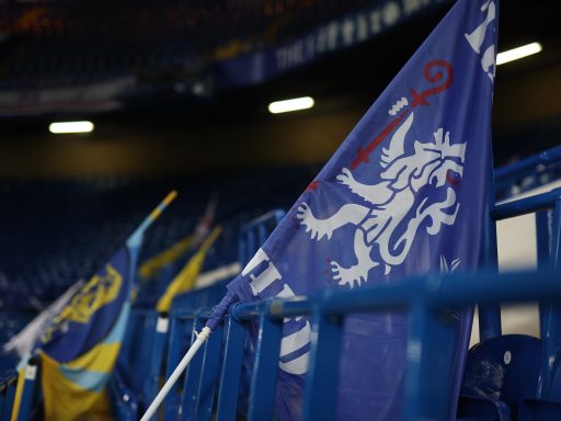 Chelsea flags at Stamford Bridge