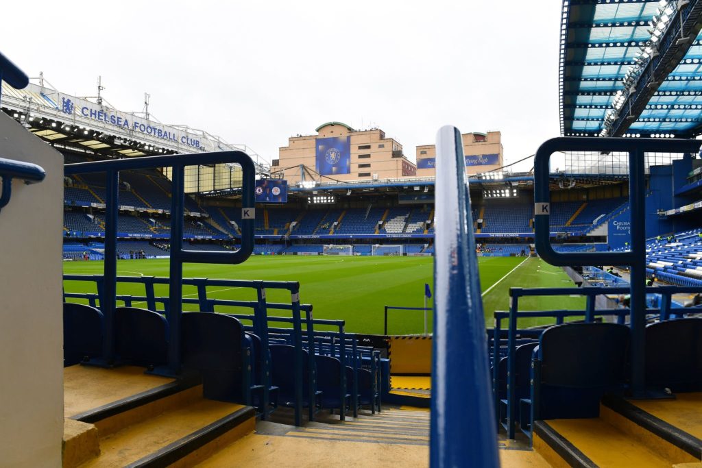 View from the Matthew Harding Lower at Stamford Bridge
