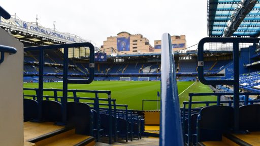 View from the Matthew Harding Lower at Stamford Bridge