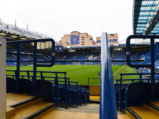 View from the Matthew Harding Lower at Stamford Bridge