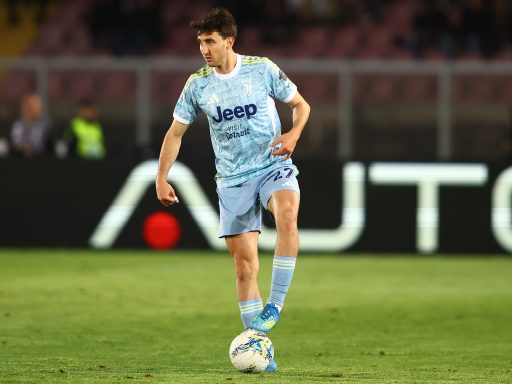 Andrea Cambiaso playing for Juventus