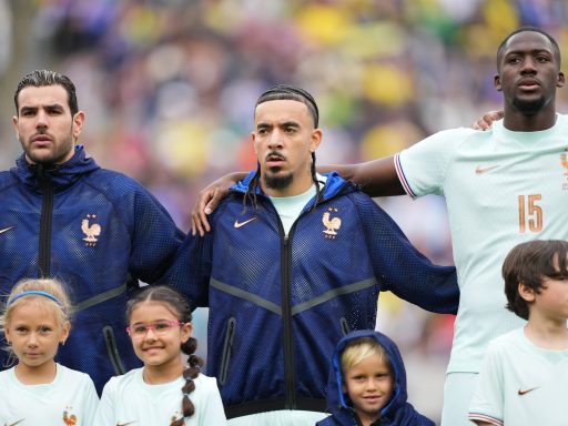 Malo Gusto lines up for France.