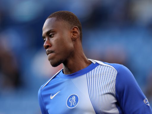 Trevoh Chalobah warming up.