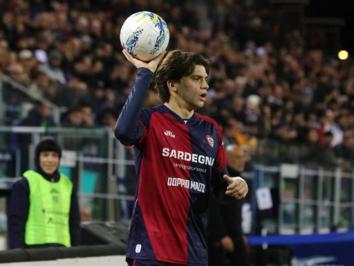 Marco Palestra takes a throw.